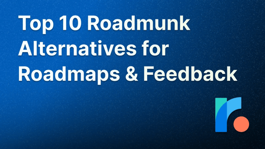 Illustration for top 10 Roadmunk alternatives list.