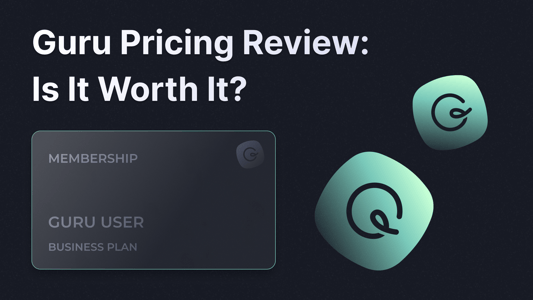 Guru pricing review and analysis 2026.