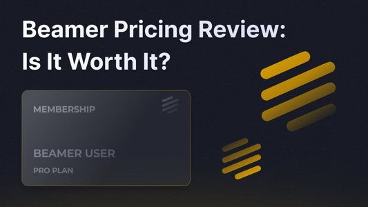 Beamer Pricing 2026 illustration