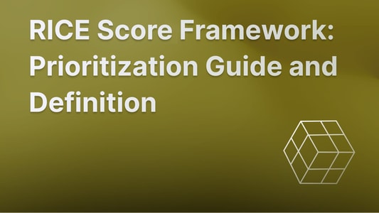 Rice score prioritization guide and definitio