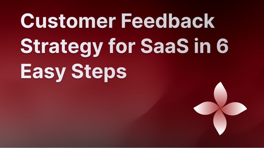 Customer feedback strategy for saas.