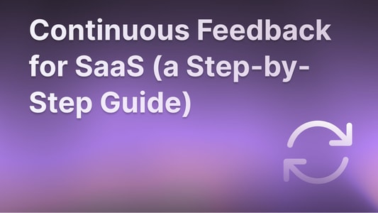 A guide on continuous feedback for SaaS startups.