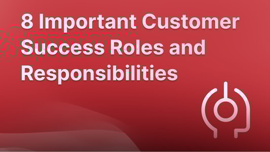 8 most important customer success roles and tasks.