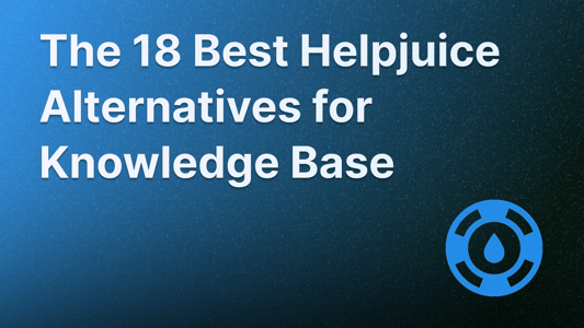 Best Helpjuice alternatives for creating a knowledge base.