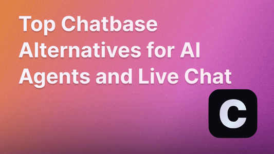 Best Chatbase alternatives for AI chatbots and AI agents.