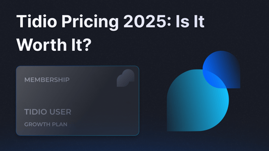 Tidio pricing overview and analysis 2025.