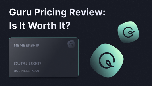 Guru pricing review and analysis 2026.