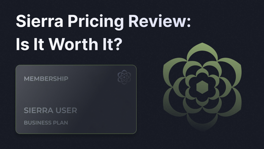 Sierra AI pricing 2026 illustration