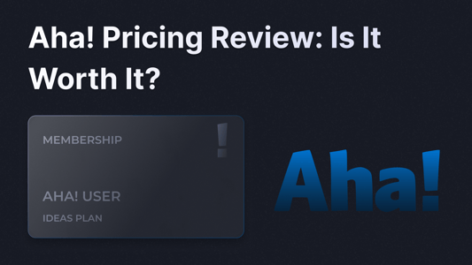 Aha pricing review 2026.