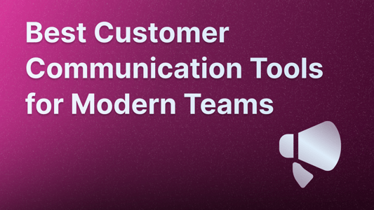Customer communication tools illustration.