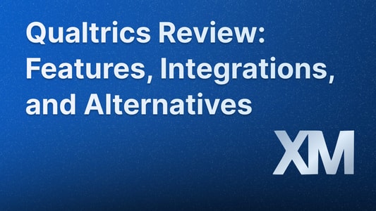 Qualtrics analysis and review cover.