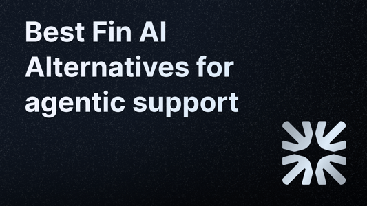 Fin AI alternatives blog cover.
