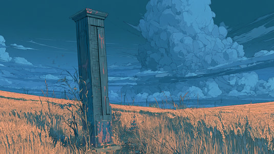 Illustration of a score marker in a field, representing customer service scorecards and performance tracking.