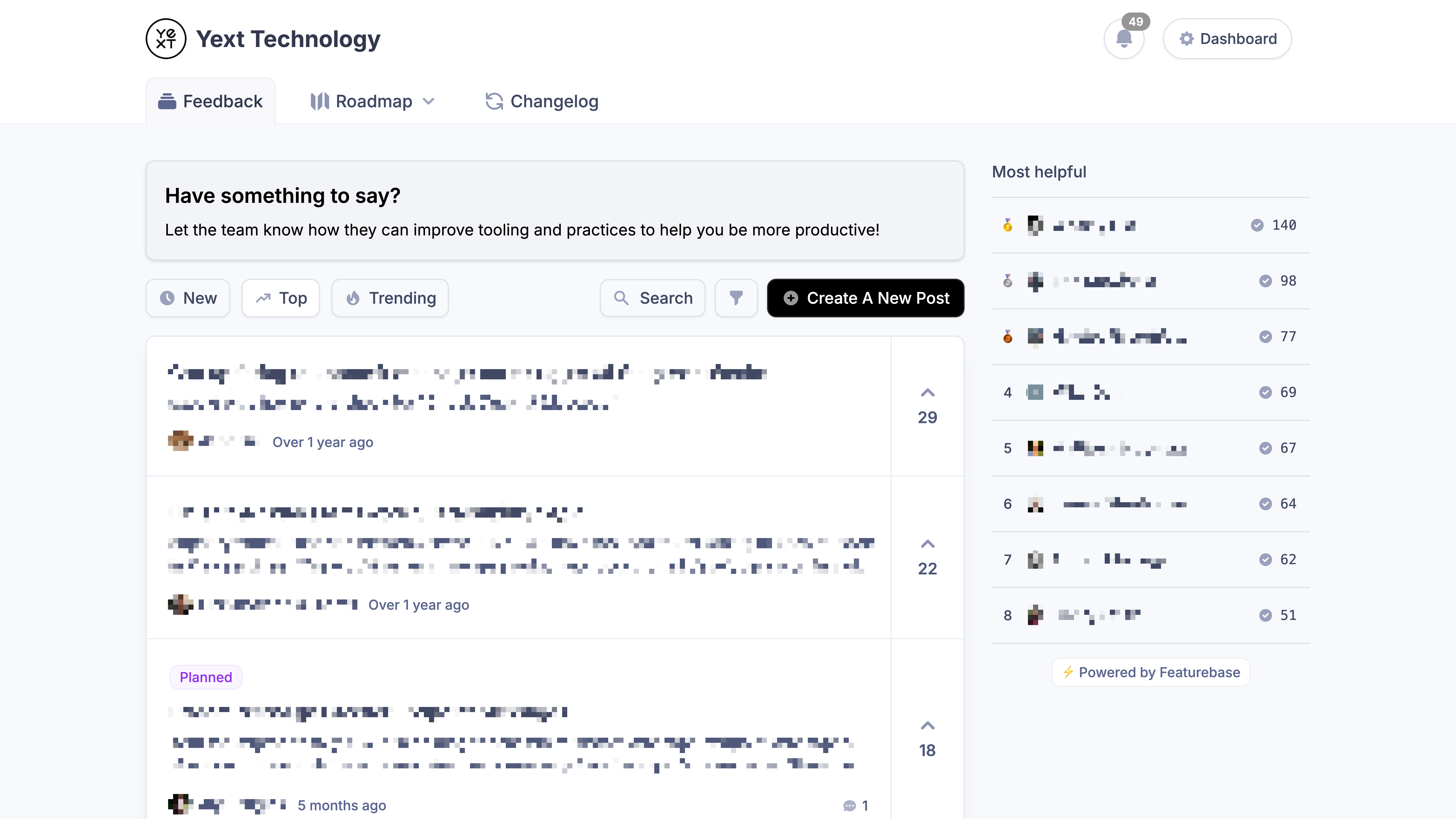 Yext feedback
