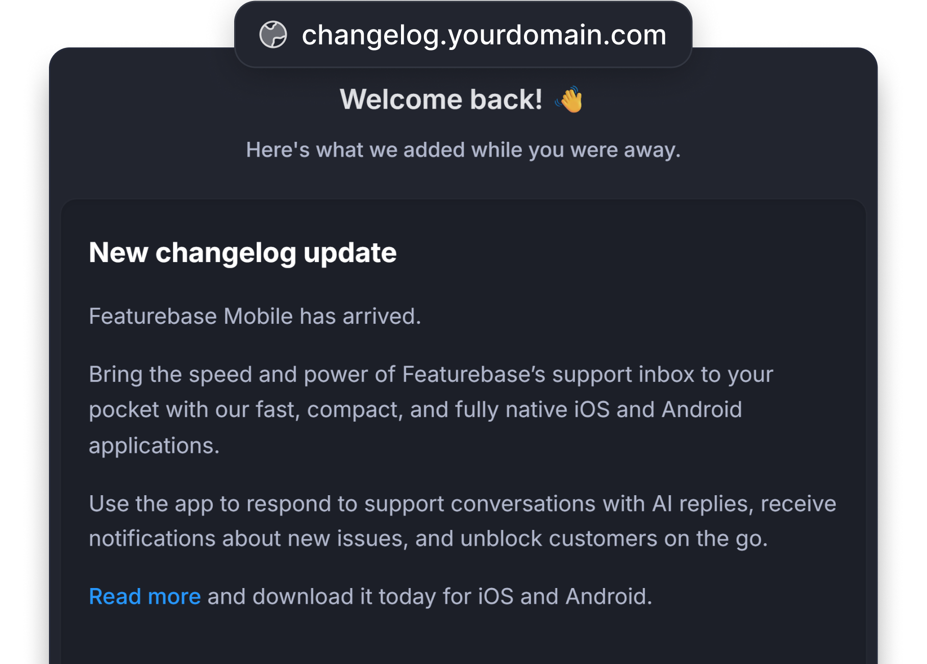 Custom domain & branding