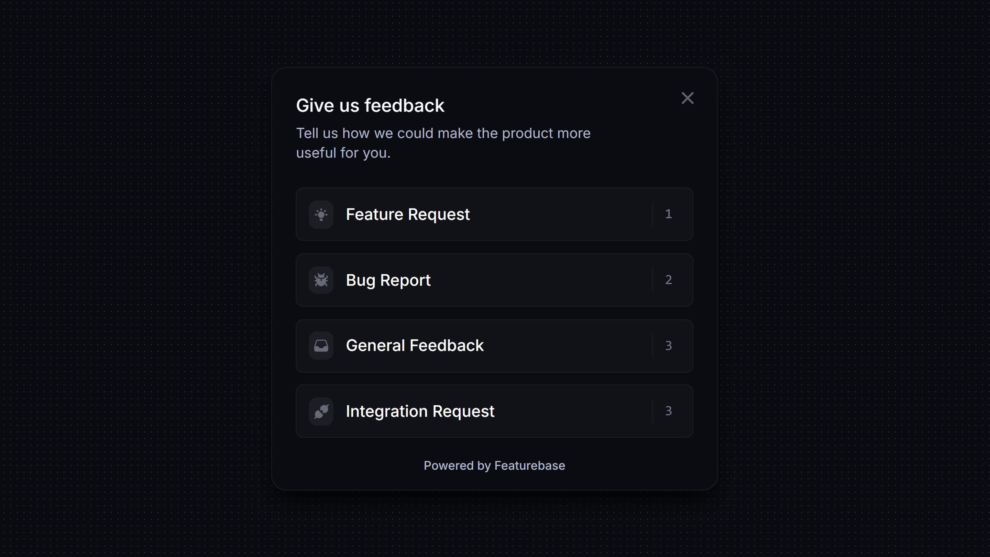 Powerful in-app widgets